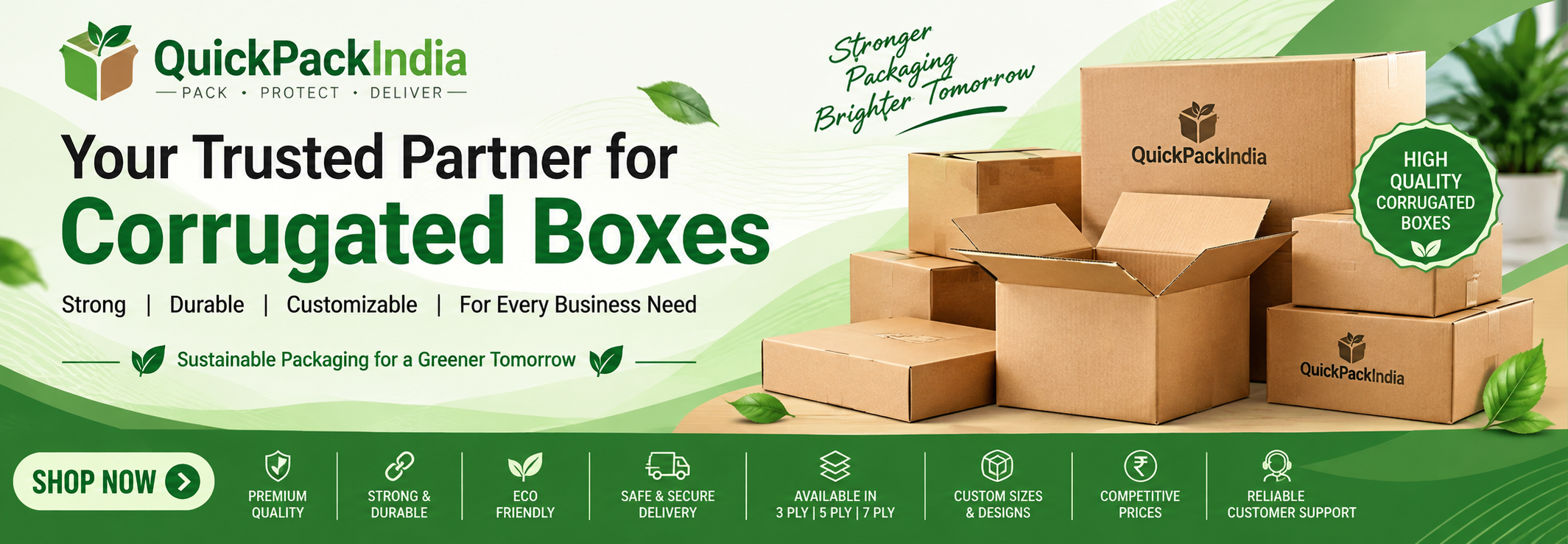 QuickPackIndia Corrugated Boxes